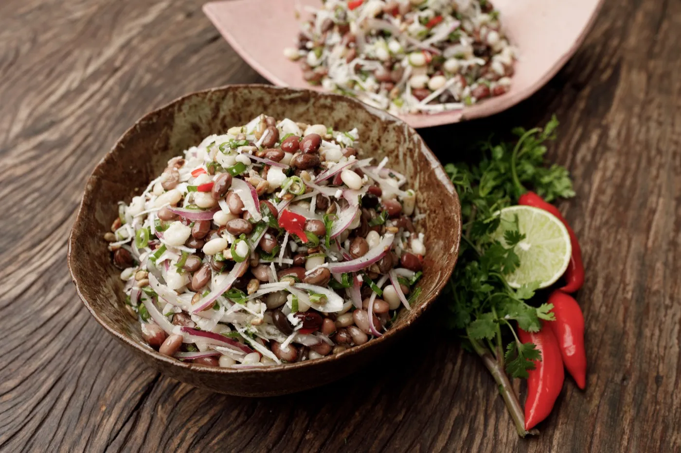 Ceviche de feijões, encomendas Ceia de Natal Quintana 2020
